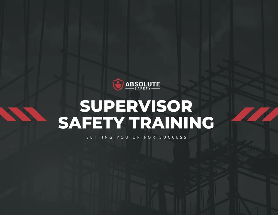 Supervisor Safety Training